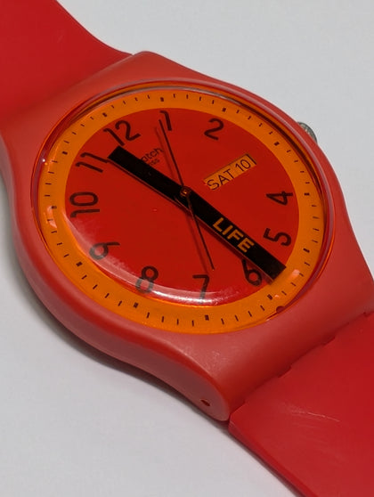 SWATCH PROUDLY WATCH RED