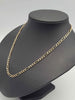 9ct Yellow Gold 3-in-1 Figaro Chain Necklace - 18" Long - 3.89 Grams