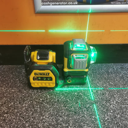 DeWalt DCE089D1G18-GB 18V/12V 3x360 Green Beam Multi-Line Laser Kit