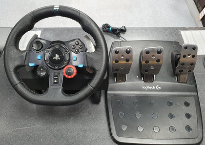 Logitech G29 Driving Force Racing Wheel+Pedals w/PSU (PS5/PS4/PS3)