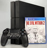 Sony PlayStation 4 500GB Console Bundle ( + The Evil Within 2 ) ** Unboxed **