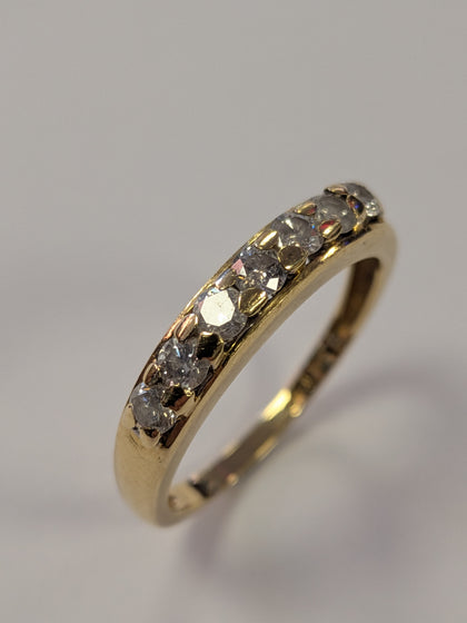 18ct Gold Diamond Eternity Ring Size N