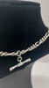 925 Sterling Silver 3-In-1 Figaro Chain Necklace - 31.26 Grams - 20" Long