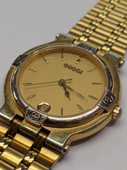 Gents Gucci 9200  Gold Coloured Watch