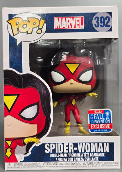 Funko Pop! SPIDER-WOMAN #392 Marvel 2018 Fall Con Exclusive Figure