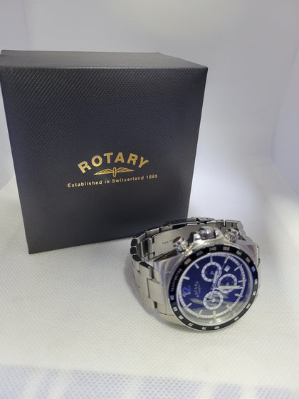 Rotary Chronograph Gents Henley Watch GB05440/04 -  Boxed with Spare Links