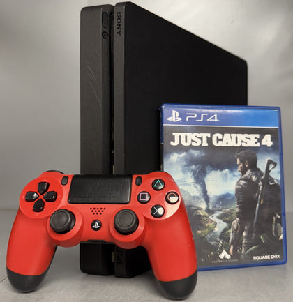 Sony PlayStation 4 Slim 500GB Console Bundle ( + Just Cause 4 ) ** Unboxed **