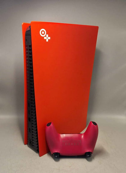 Playstation 5 Console, 825gb, Volcanic Red with Cosmic Red Pad