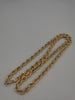 9K Solid Gold Rope Chain. 51.2Grams Weight, 375 Hallmarked & Tested, Length: 29.5", Chain Box Included