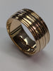 9ct Gold Barrel Wedding Band Ring