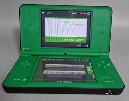 Nintendo DSi XL Console, Green, Unboxed