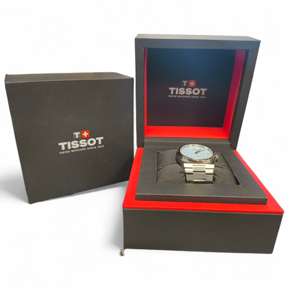Tissot PRX Powermatic 80 Ice Blue/Silver Watch