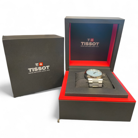 Tissot PRX Powermatic 80 Ice Blue/Silver Watch