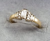 18ct Gold Diamond Ring Size M