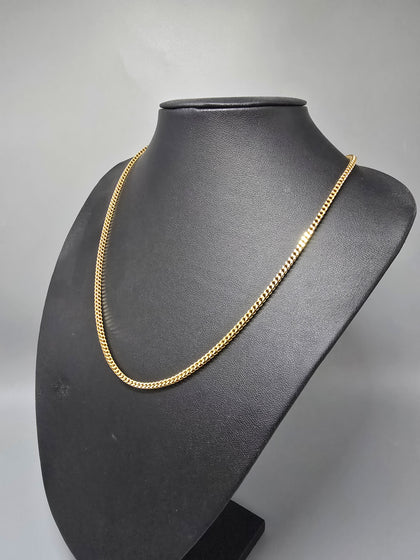 9ct Gold Necklace 375 8.8G 20'' in length