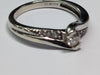 9CT WHITE GOLD DIAMOND RING  .25CT