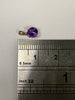 9ct White Gold Pendant with Amethyst Stone