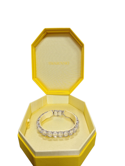 SWAROVSKI WOMENS MATTRIX TENNIS BRACELET, 26.9G, 7.5