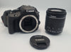Canon EOS 100D SLR Camera with 18-55mm lens, battery, charger and Carry case