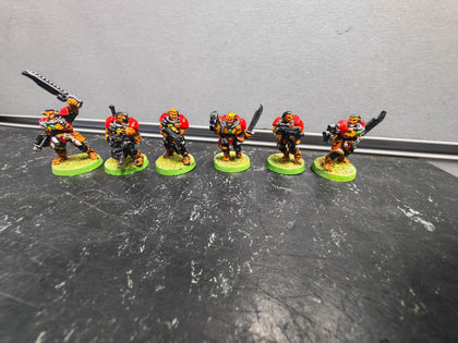 Warhammer 40K Space Marine Devestator Squad Metal OOP 1992