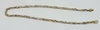 14ct Two Tone Gold Anklet 12"