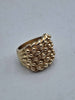 9ct Yellow Gold Mens Multi Row Keeper Knuckle Ring - 36.01 Grams - Size W