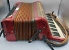 ** collection only ** Hohner arena III 120 bass accordion red unboxed