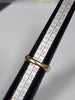 9ct Yellow Gold Ring With Clear Stones - 2.83G - Size L - Hallmarked