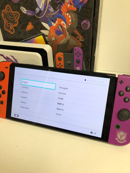 Nintendo Switch OLED Model Pokemon Scarlet And Violet Limited Edition