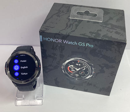 HONOR Watch GS Pro Smartwatch Black 46mm Heart Rate Fitness Touchscreen