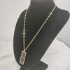 9ct Twist Chain Gold Pendant (375 Hallmarked & Tested) Weight:10g, 20" Approx