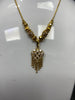 22ct Gold Chain and C/Z Pendant 11.42g 16"