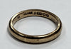 9CT Yellow gold Band - 2.73GR - Size M - Hallamarked