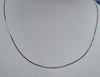 9ct gold 18" thin chain