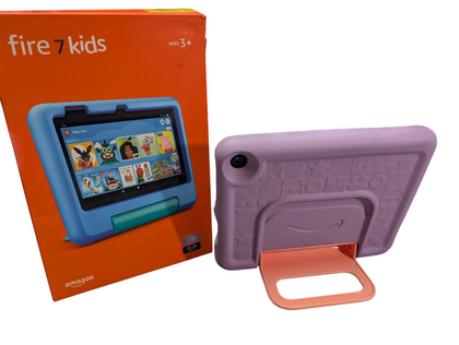 AMAZON FIRE 7 KIDS TABLET WITH LILAC CASE BOXED PRESTON STORE