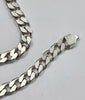 Silver Curb Chain 20"