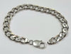 Silver Curb Bracelet 8.5"