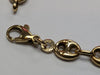 9CT GOLD PUFFY MARINER  BRACELET  5.93G PRESTON STORE