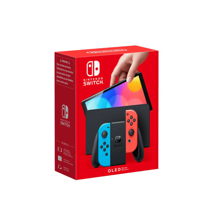 **BOXING DAY SALE**Nintendo Switch OLED Console - Neon Red / Blue