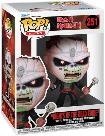 ** Collection Only ** Funko Pop Rocks: Iron Maiden - Eddie - Nights of The Dead.