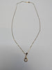 9CT GOLD CHAIN WITH PENDANT 17" PRESTON STORE