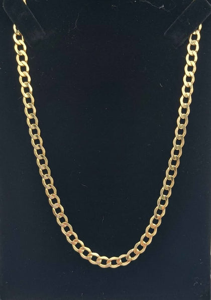 9ct yellow gold 5.3g Curb Style Chain 18