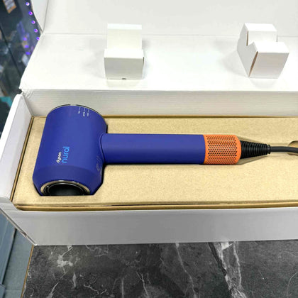 Dyson Supersonic Nural hair dryer in Vinca blue patina and topaz