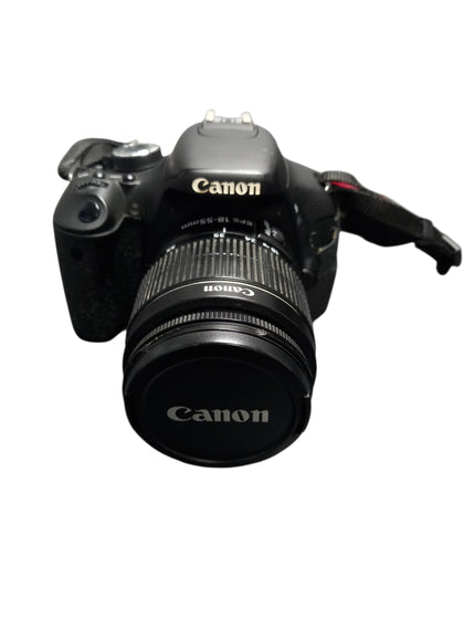Canon EOS 600D Camera, Canon EF-S 18-55mm f/3.5-5.6 III Black Lens, Yongnuo YN 50mm F/1.8 AF/MF (Canon), Microphone & Spare Battery