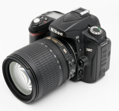 Nikon D90 DSLR Camera with Nikon Lense AF-P Nikkor 18-55mm