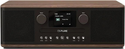Pure Classic C-D6 Music System (CD Player, DAB+/FM, Bluetooth, AUX, USB) | Black | China