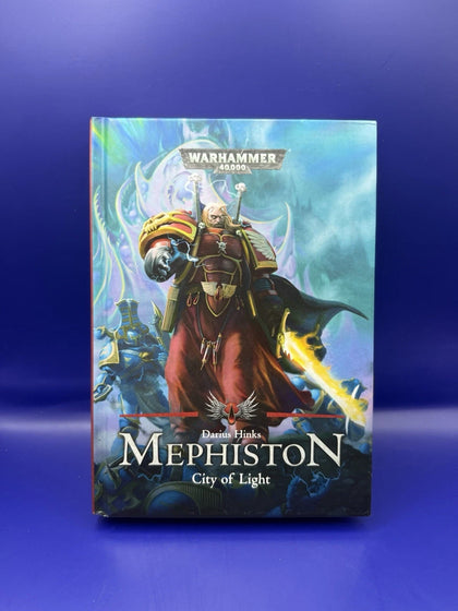 Warhammer 40k Black Library Mephiston City of Light by Darius Hinks Hardcover Book - Chesterfield