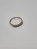 9CT White Gold Ladies Ring With Stones (NOT DIA) - 2.82 Grams - Size M
