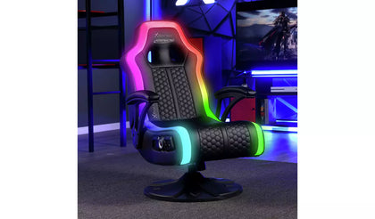 X Rocker Adrenaline RGB Stereo Gaming chair with LED Light579/9299 **Collection Only**