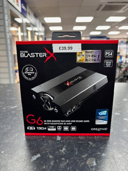 Creative Labs Sound Blaster Sound BlasterX G6 External Sound Box - 32